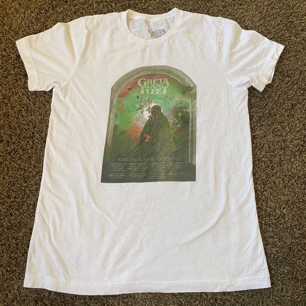 Greta Van Fleet White Concert T-Shirt